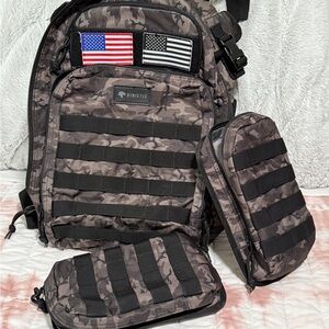 DAD diaper bag camouflage